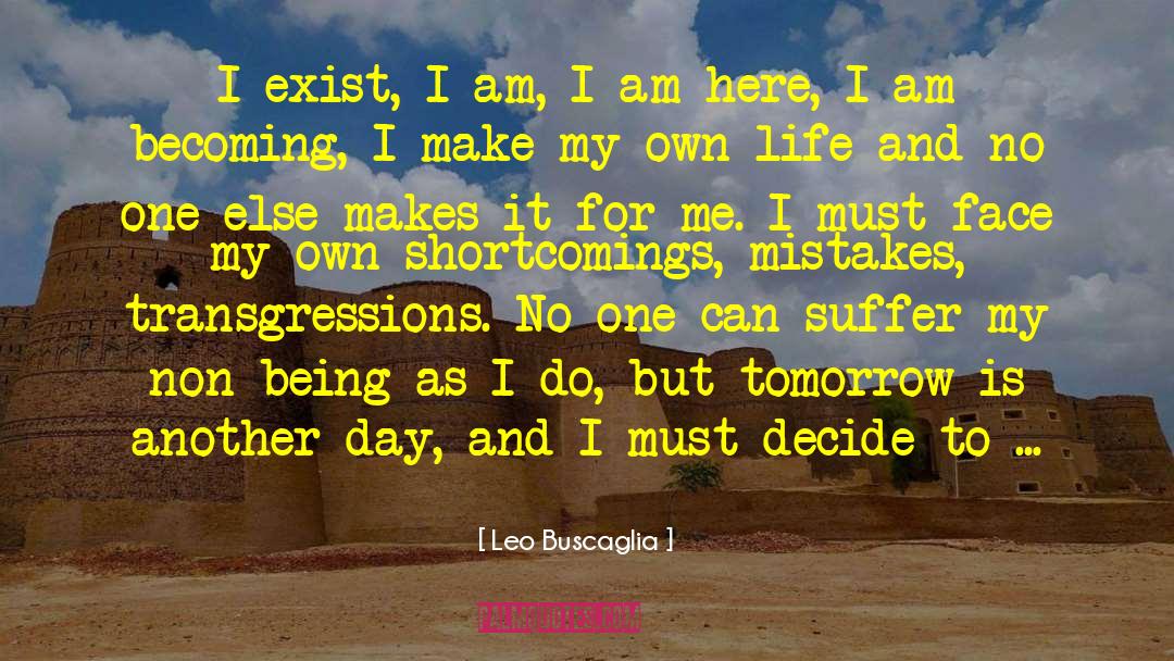 Non Being quotes by Leo Buscaglia