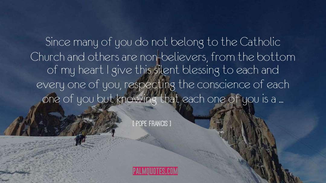 Non Believer quotes by Pope Francis