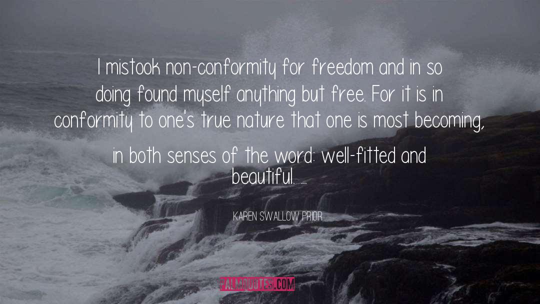 Non Conformity quotes by Karen Swallow Prior