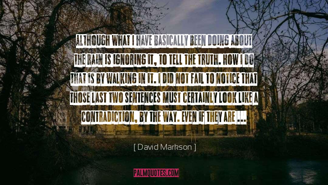 Non Contradiction quotes by David Markson