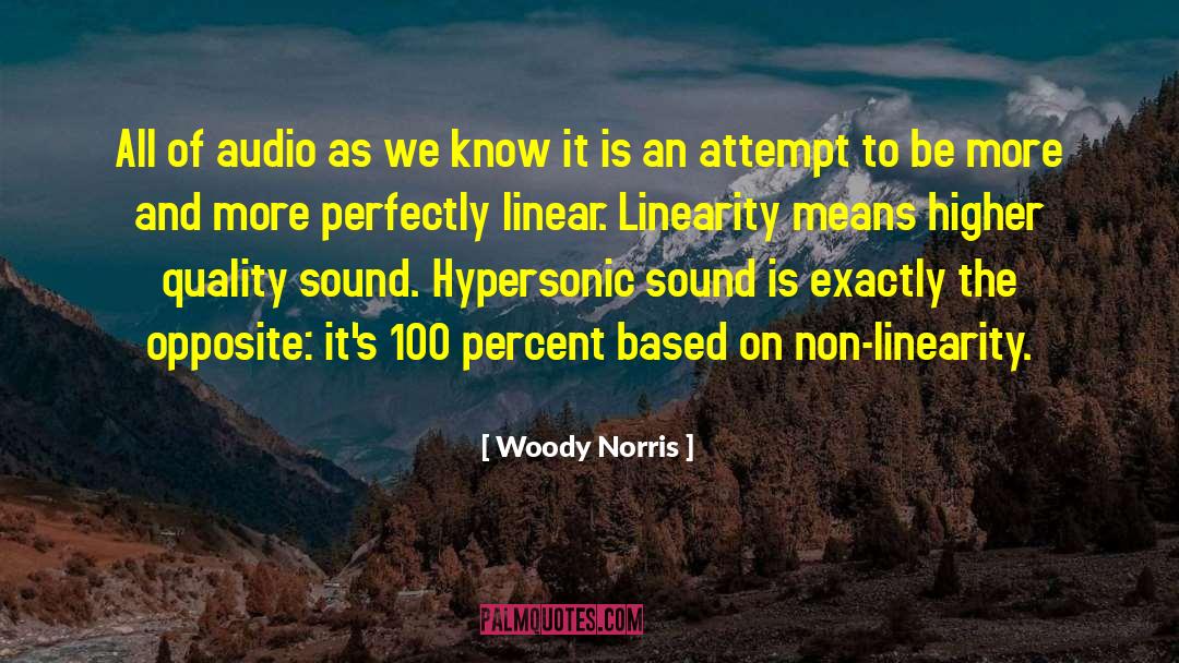Non Linear Books quotes by Woody Norris
