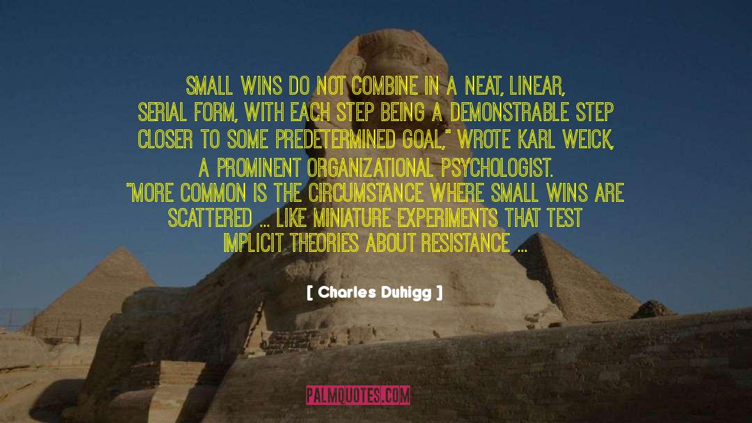 Non Linear quotes by Charles Duhigg