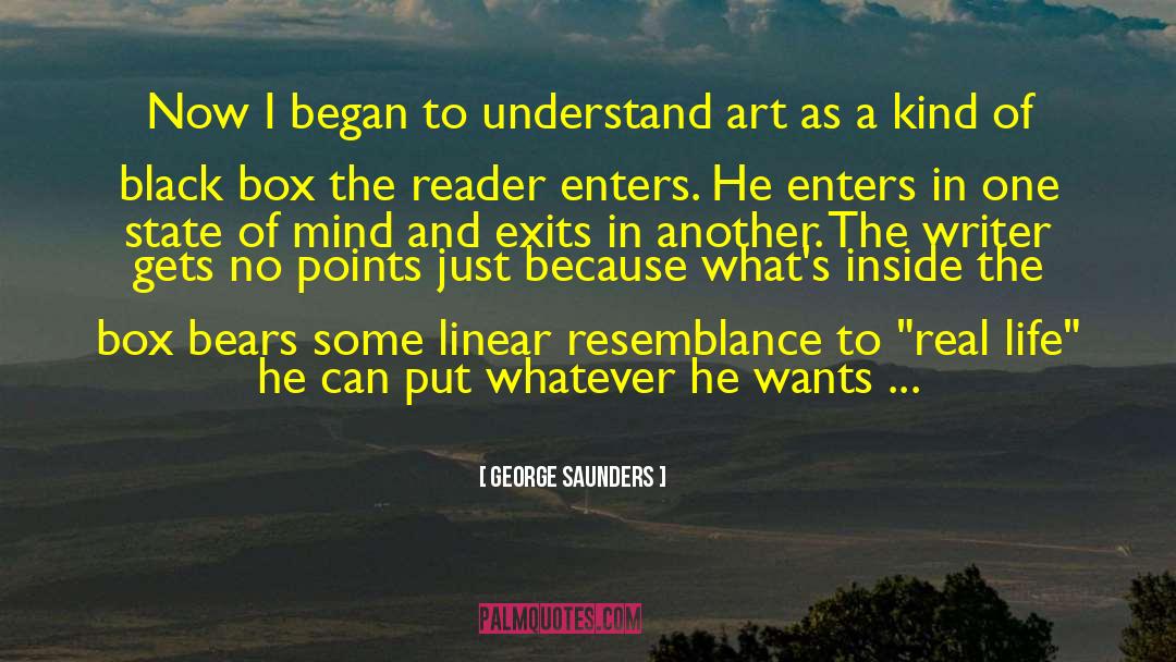 Non Linear quotes by George Saunders