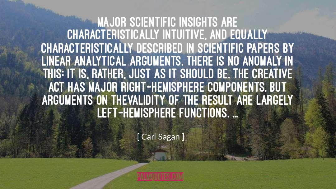 Non Linear quotes by Carl Sagan