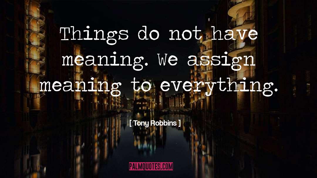 Non Meaning In Tagalog quotes by Tony Robbins