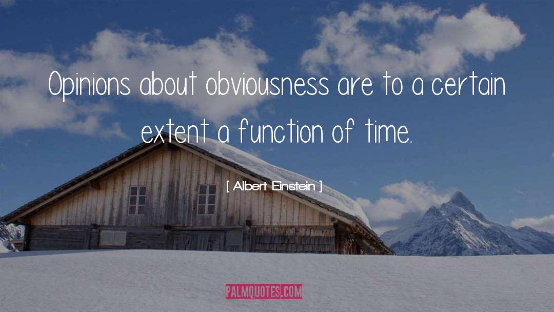 Non Obviousness quotes by Albert Einstein