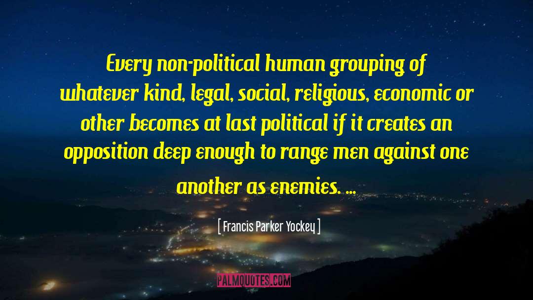 Non Political quotes by Francis Parker Yockey