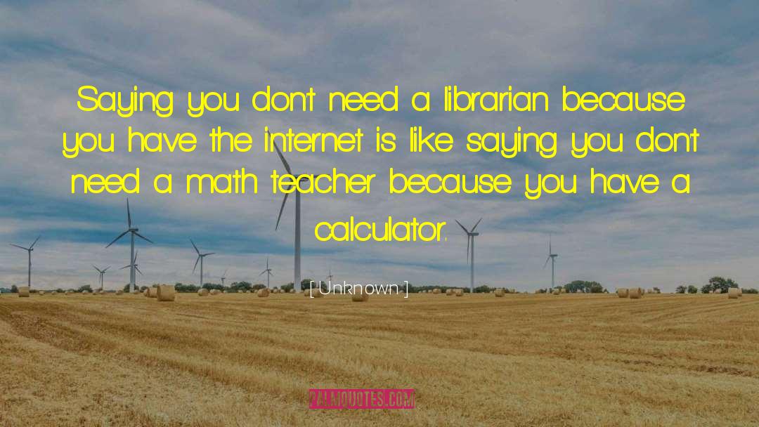 Non Programmable Calculator quotes by Unknown