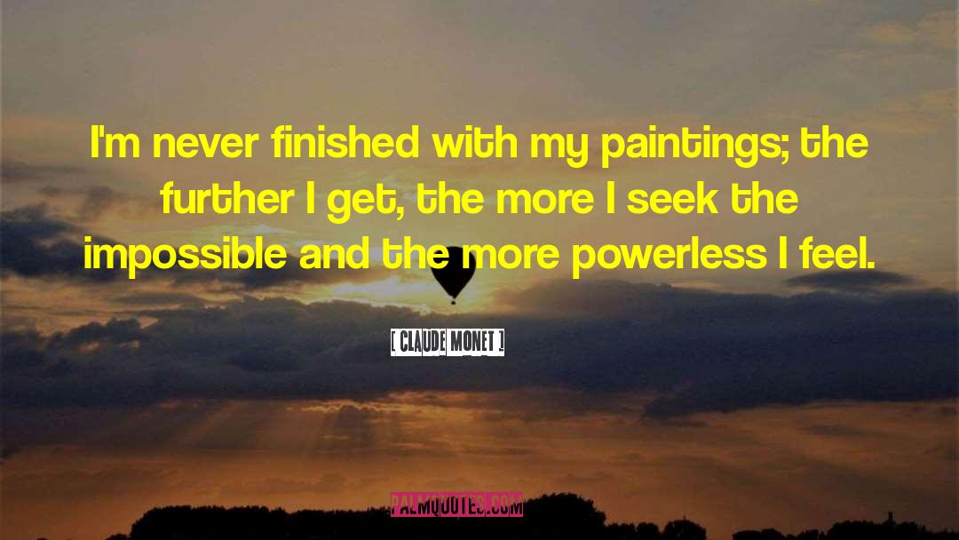 Non Representational Paintings quotes by Claude Monet