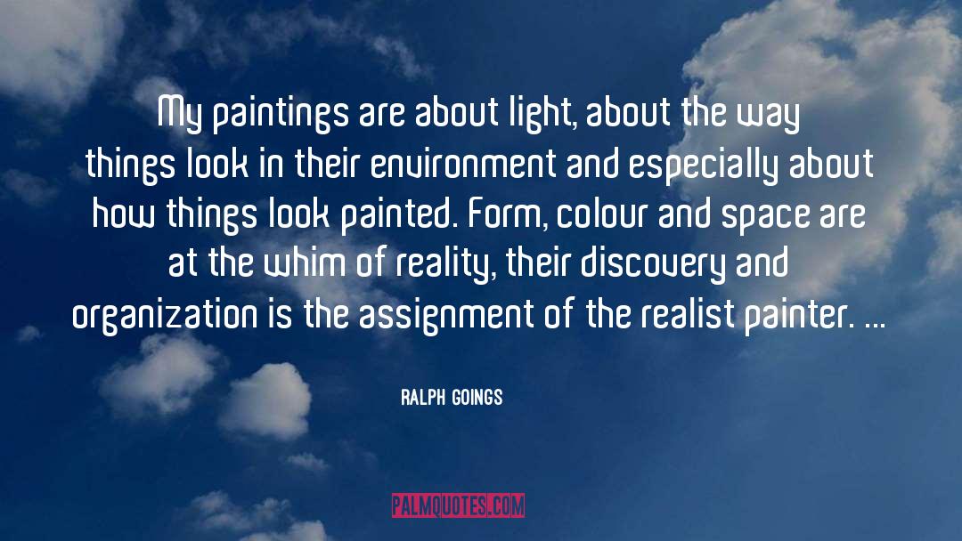Non Representational Paintings quotes by Ralph Goings