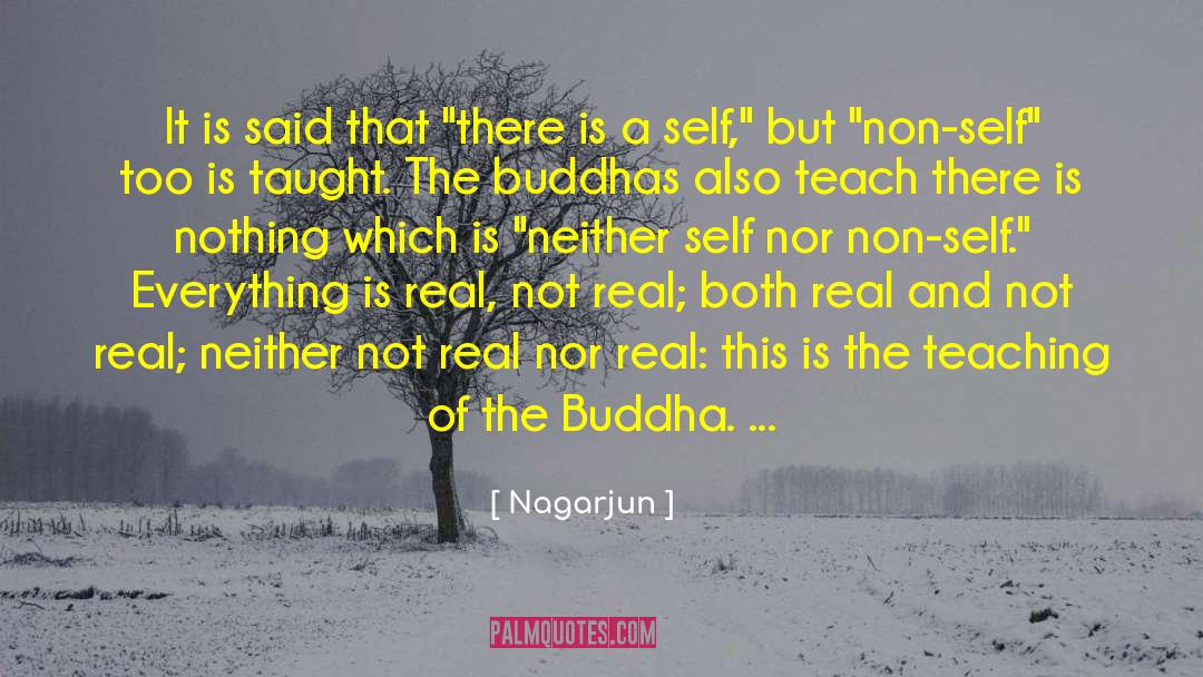 Non Self quotes by Nagarjun