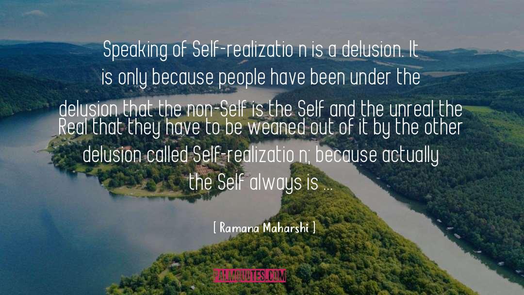 Non Self quotes by Ramana Maharshi