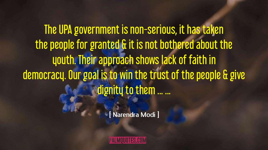 Non Serious Attitude quotes by Narendra Modi