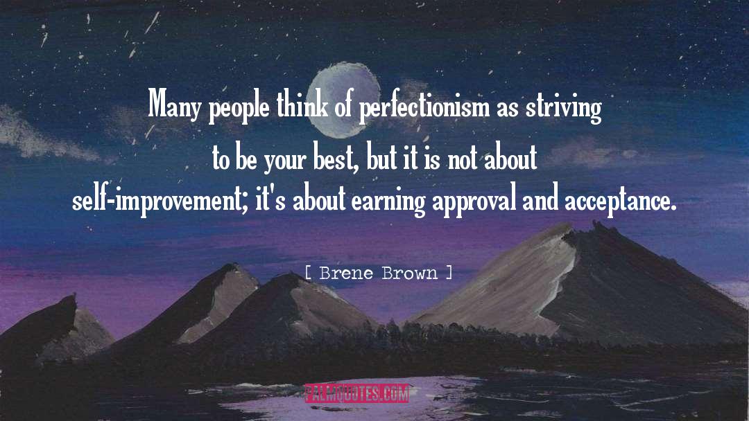 Non Striving quotes by Brene Brown