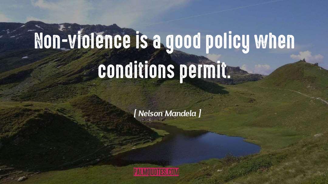 Non Violence quotes by Nelson Mandela