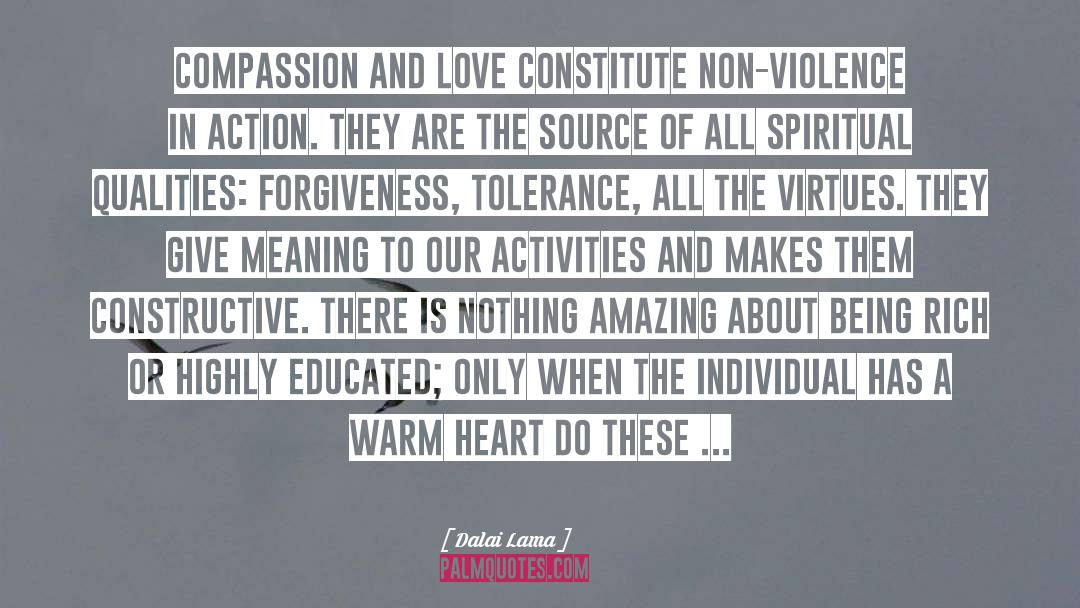 Non Violence quotes by Dalai Lama