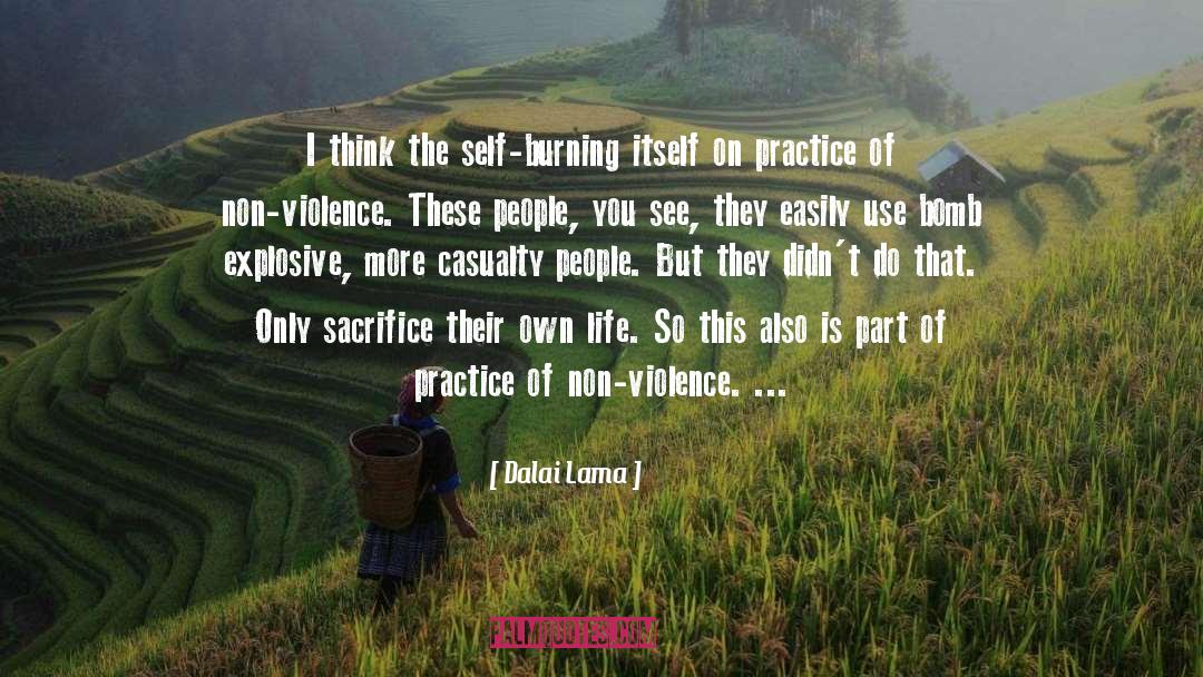 Non Violence quotes by Dalai Lama