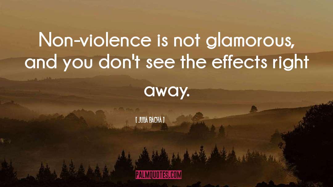 Non Violence quotes by Julia Bacha