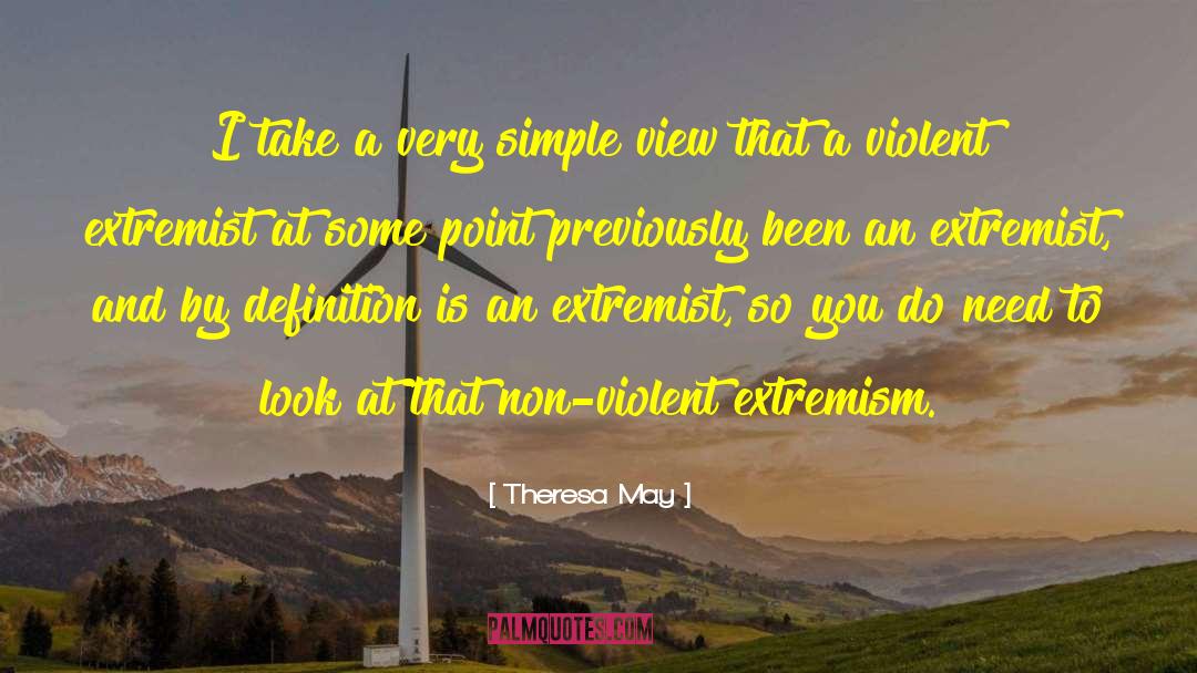 Non Violent quotes by Theresa May