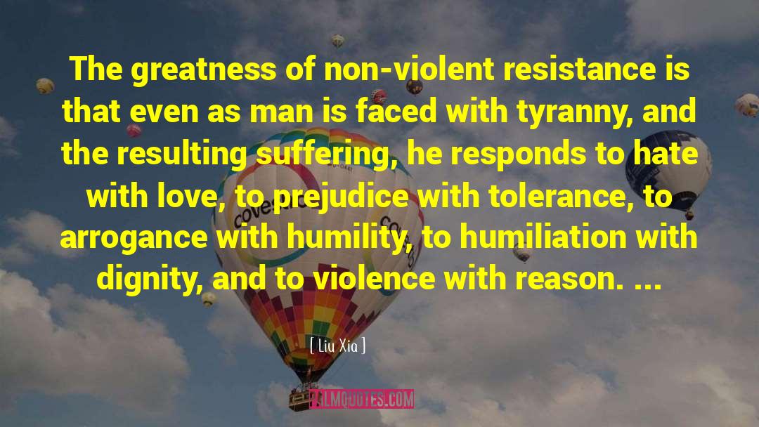 Non Violent quotes by Liu Xia