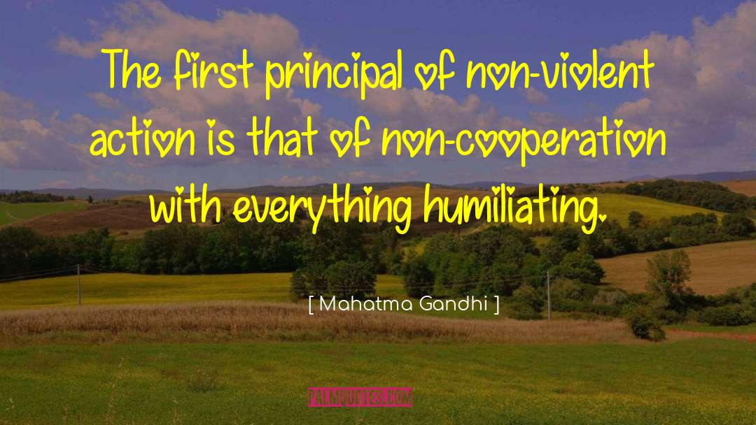 Non Violent quotes by Mahatma Gandhi