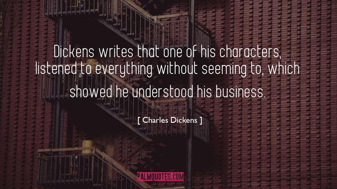 Nonchalance quotes by Charles Dickens