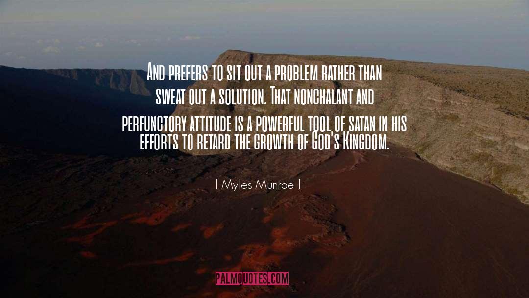 Nonchalant quotes by Myles Munroe