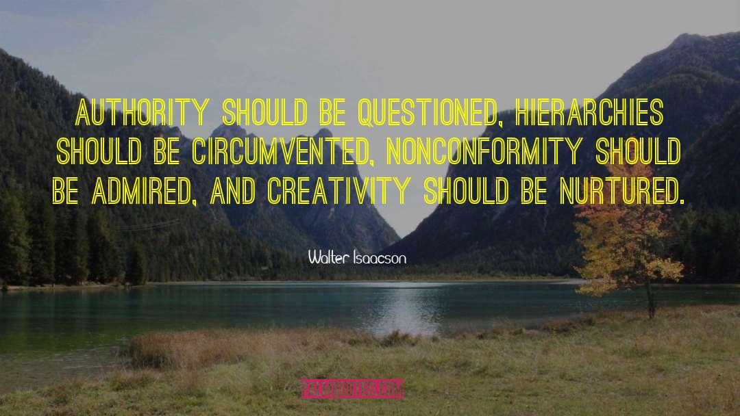 Nonconformity quotes by Walter Isaacson