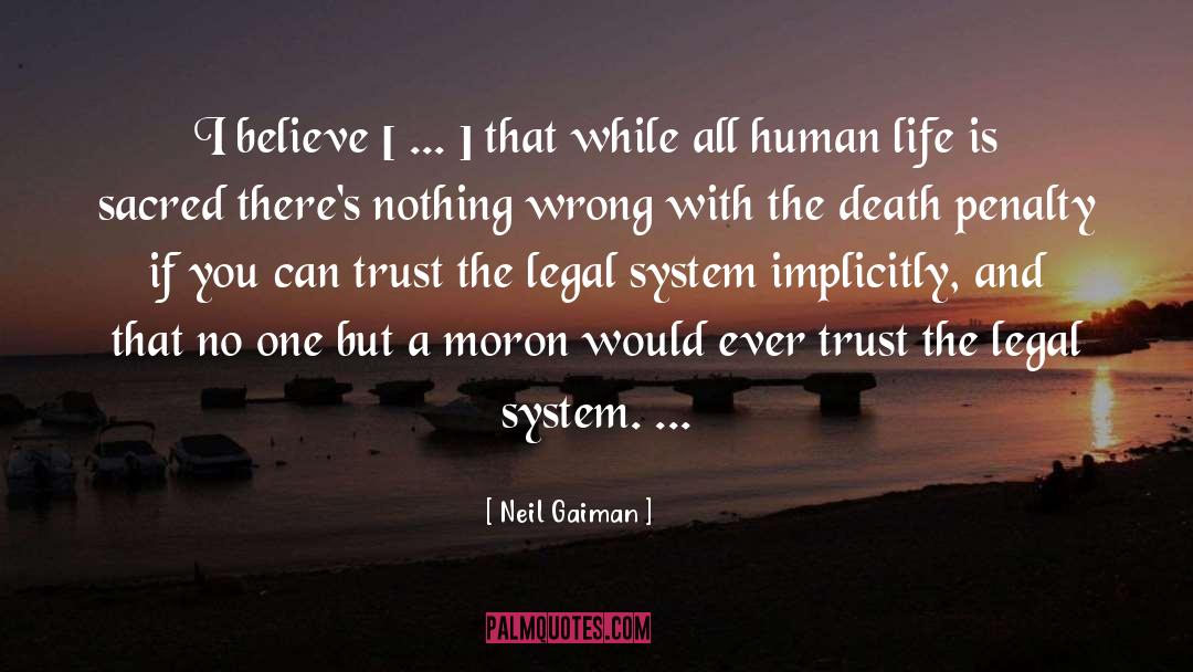 Nonfiction Criminal Justice quotes by Neil Gaiman
