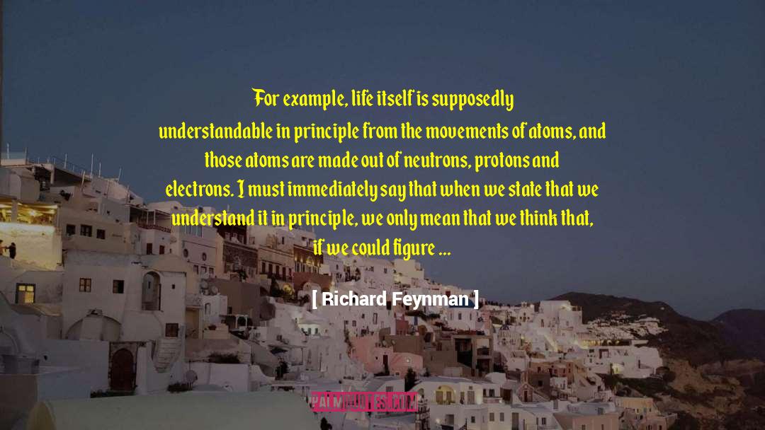 Nonlocality Physics quotes by Richard Feynman