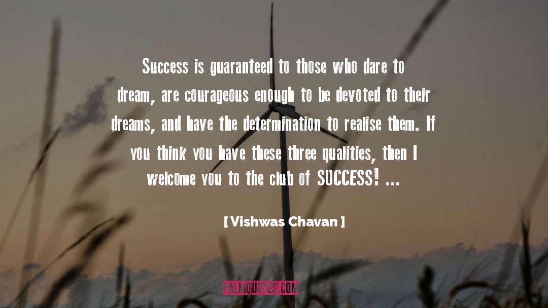 Nonmonetary Determination quotes by Vishwas Chavan