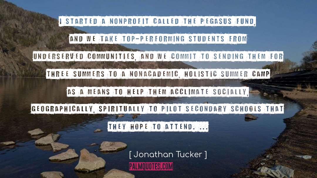 Nonprofit quotes by Jonathan Tucker