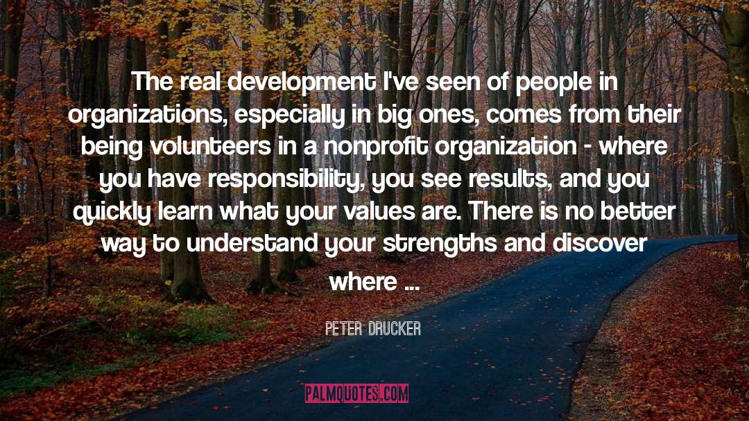 Nonprofit quotes by Peter Drucker