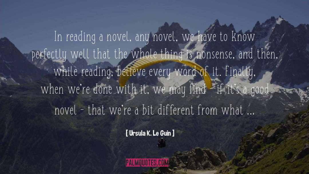 Nonsense quotes by Ursula K. Le Guin