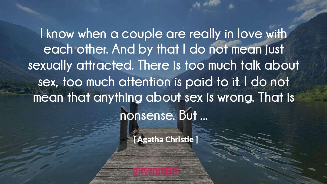 Nonsense quotes by Agatha Christie