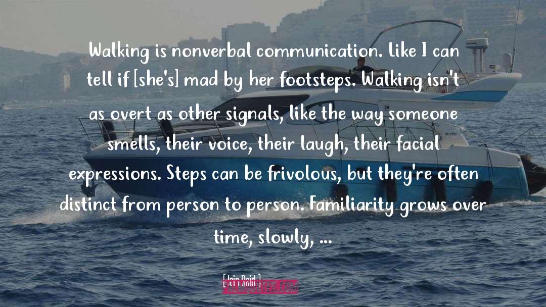 Nonverbal Communication quotes by Iain Reid