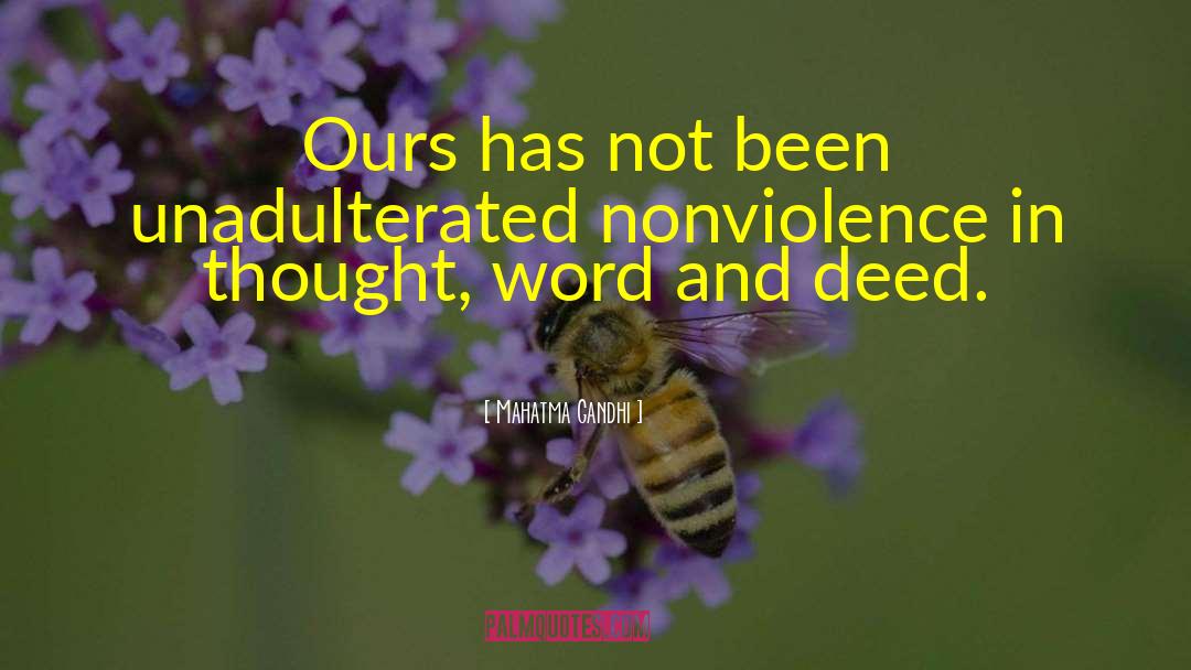 Nonviolence quotes by Mahatma Gandhi