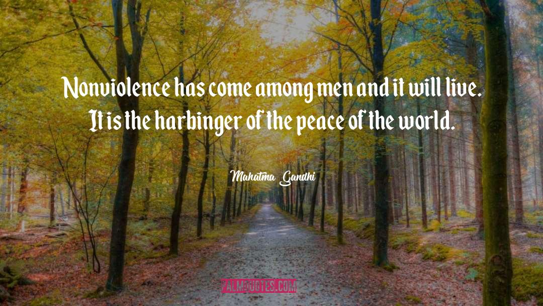 Nonviolence quotes by Mahatma Gandhi