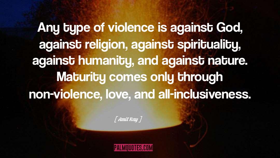 Nonviolence quotes by Amit Ray