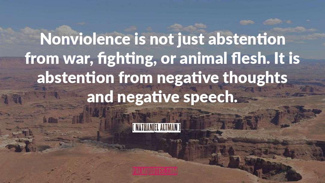 Nonviolence quotes by Nathaniel Altman