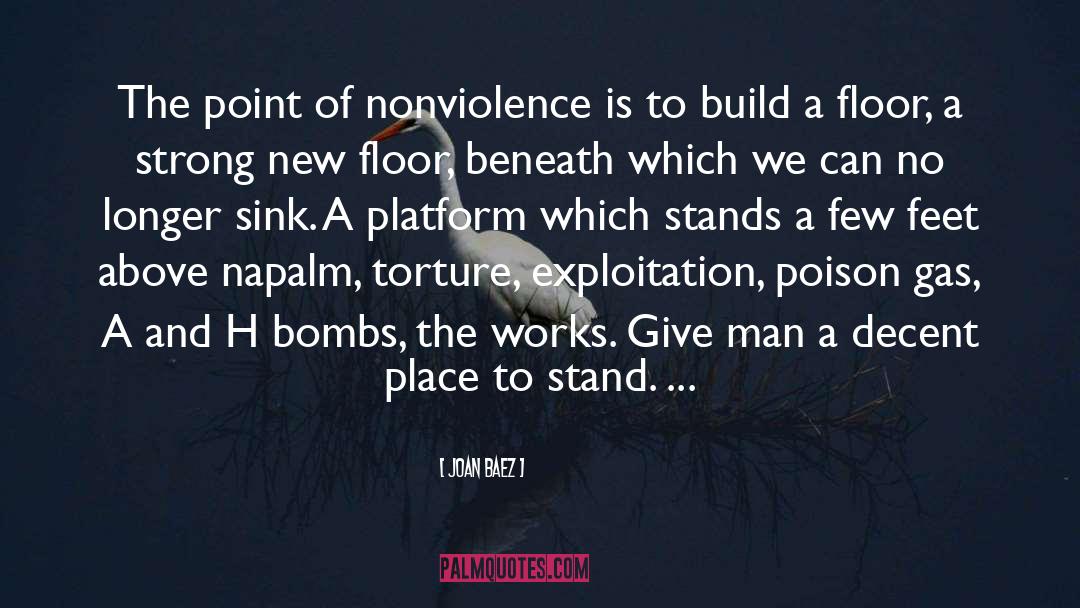 Nonviolence quotes by Joan Baez