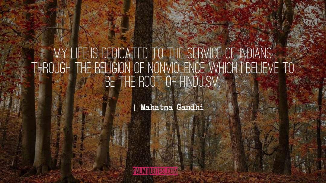 Nonviolence quotes by Mahatma Gandhi