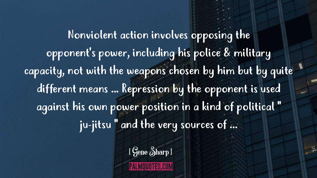 Nonviolent Action quotes by Gene Sharp