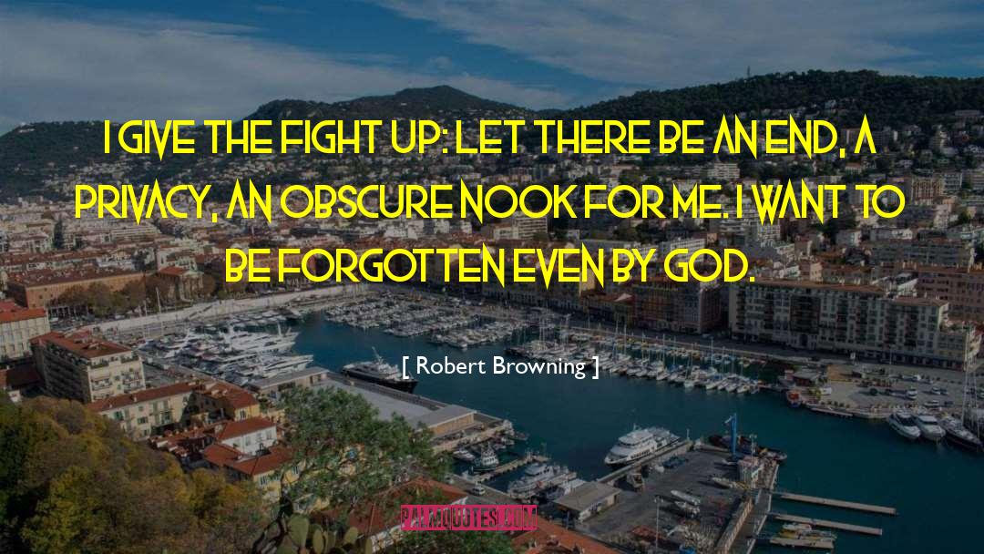 Nook quotes by Robert Browning