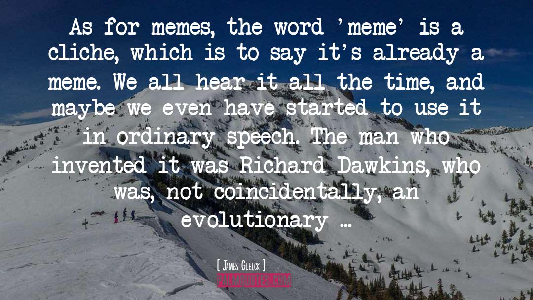 Nooner Meme quotes by James Gleick