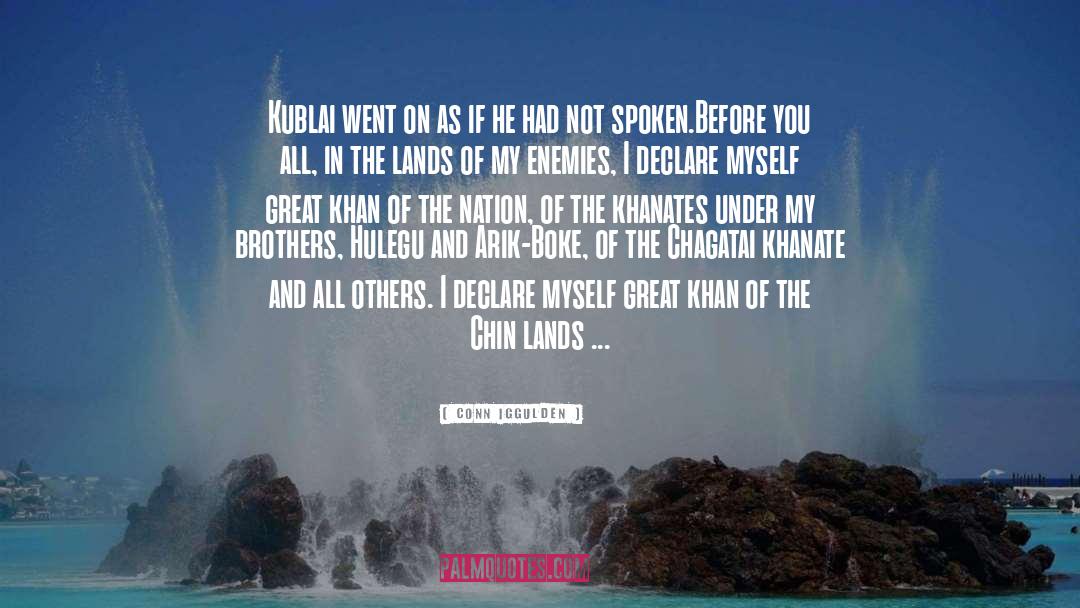 Noorain Khan quotes by Conn Iggulden