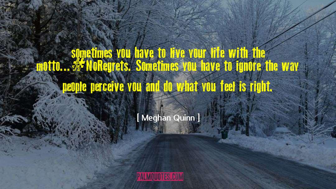 Noregrets quotes by Meghan Quinn