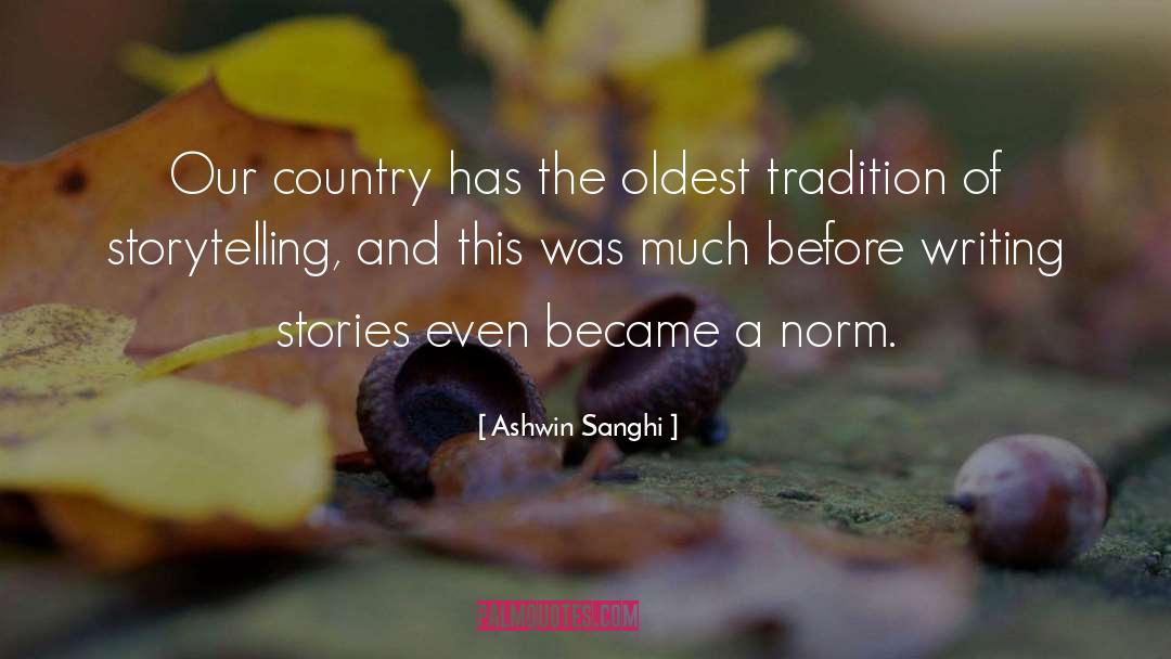 Norm quotes by Ashwin Sanghi