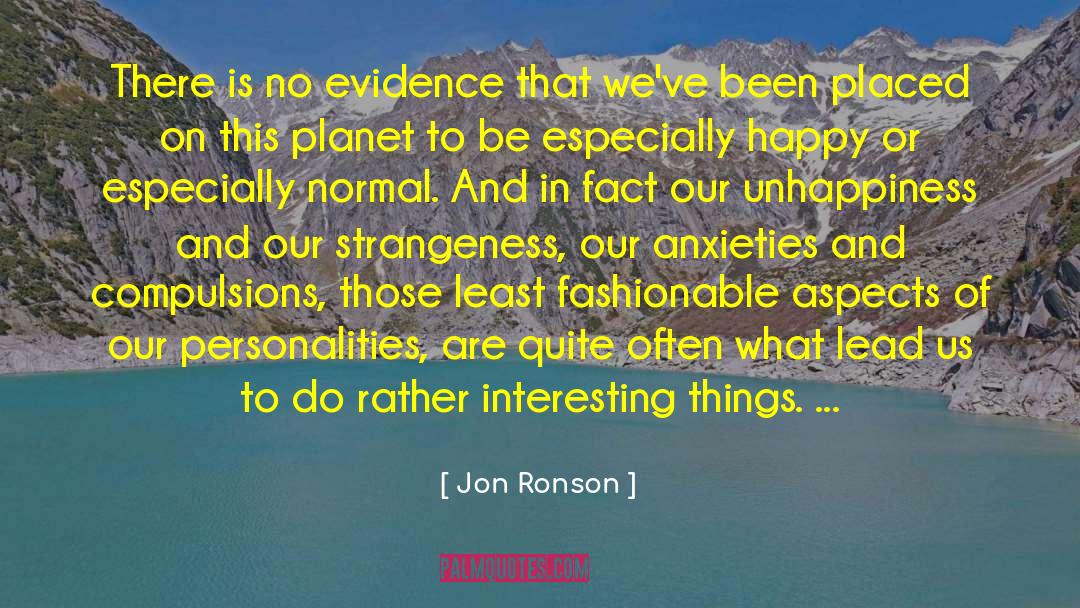 Normal And Abnormal quotes by Jon Ronson