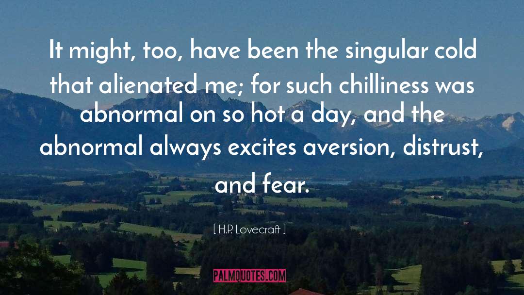 Normal And Abnormal quotes by H.P. Lovecraft